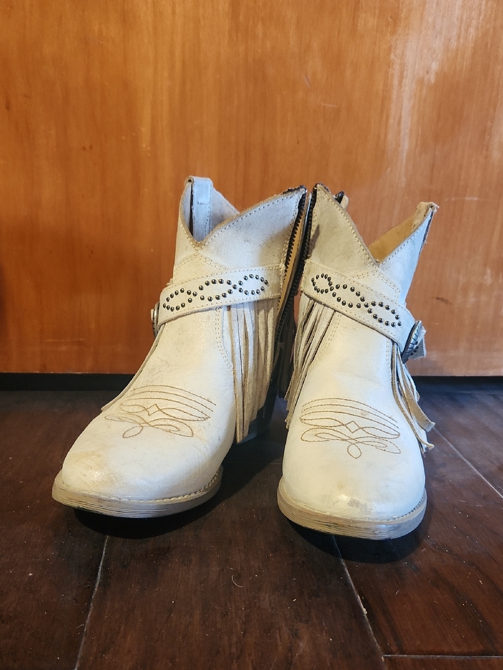 White Western Booties